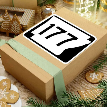 Arkansas 177 (Arkansas) (Road Sign) STICKER Vinyl Kiss-Cut Decal - The Sticker Space