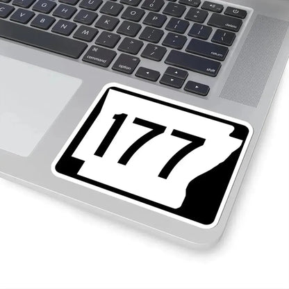 Arkansas 177 (Arkansas) (Road Sign) STICKER Vinyl Kiss-Cut Decal - The Sticker Space