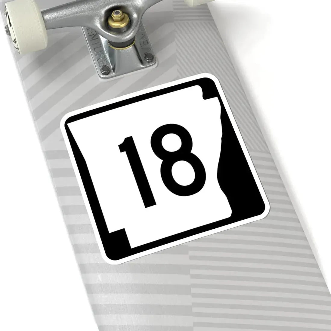 Arkansas 18 (Arkansas) (Road Sign) STICKER Vinyl Kiss-Cut Decal - The Sticker Space