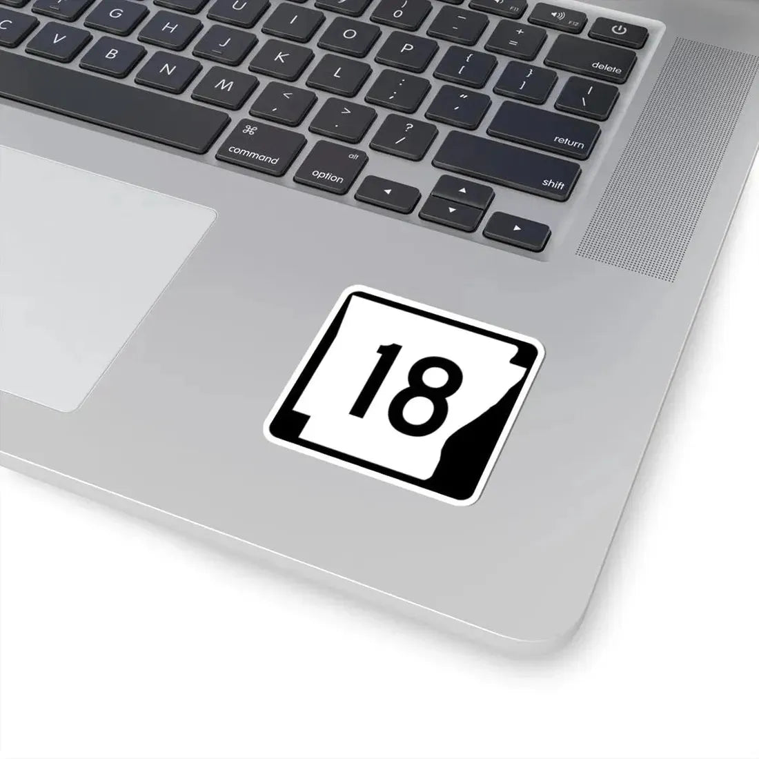 Arkansas 18 (Arkansas) (Road Sign) STICKER Vinyl Kiss-Cut Decal - The Sticker Space