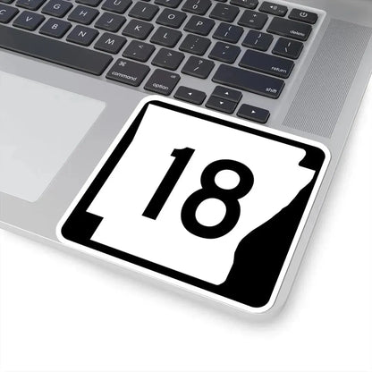 Arkansas 18 (Arkansas) (Road Sign) STICKER Vinyl Kiss-Cut Decal - The Sticker Space