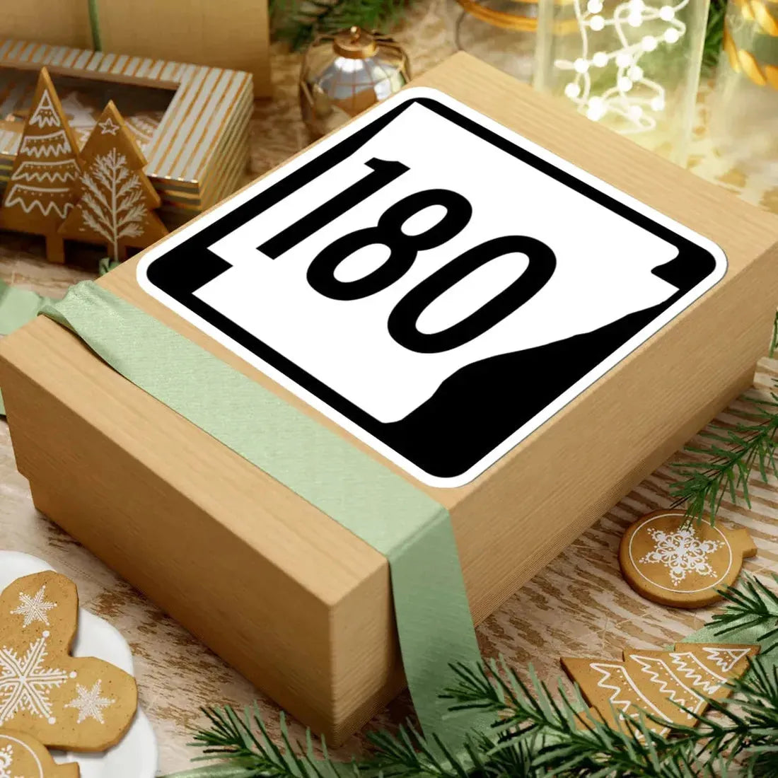 Arkansas 180 1970 (Arkansas) (Road Sign) STICKER Vinyl Kiss-Cut Decal - The Sticker Space