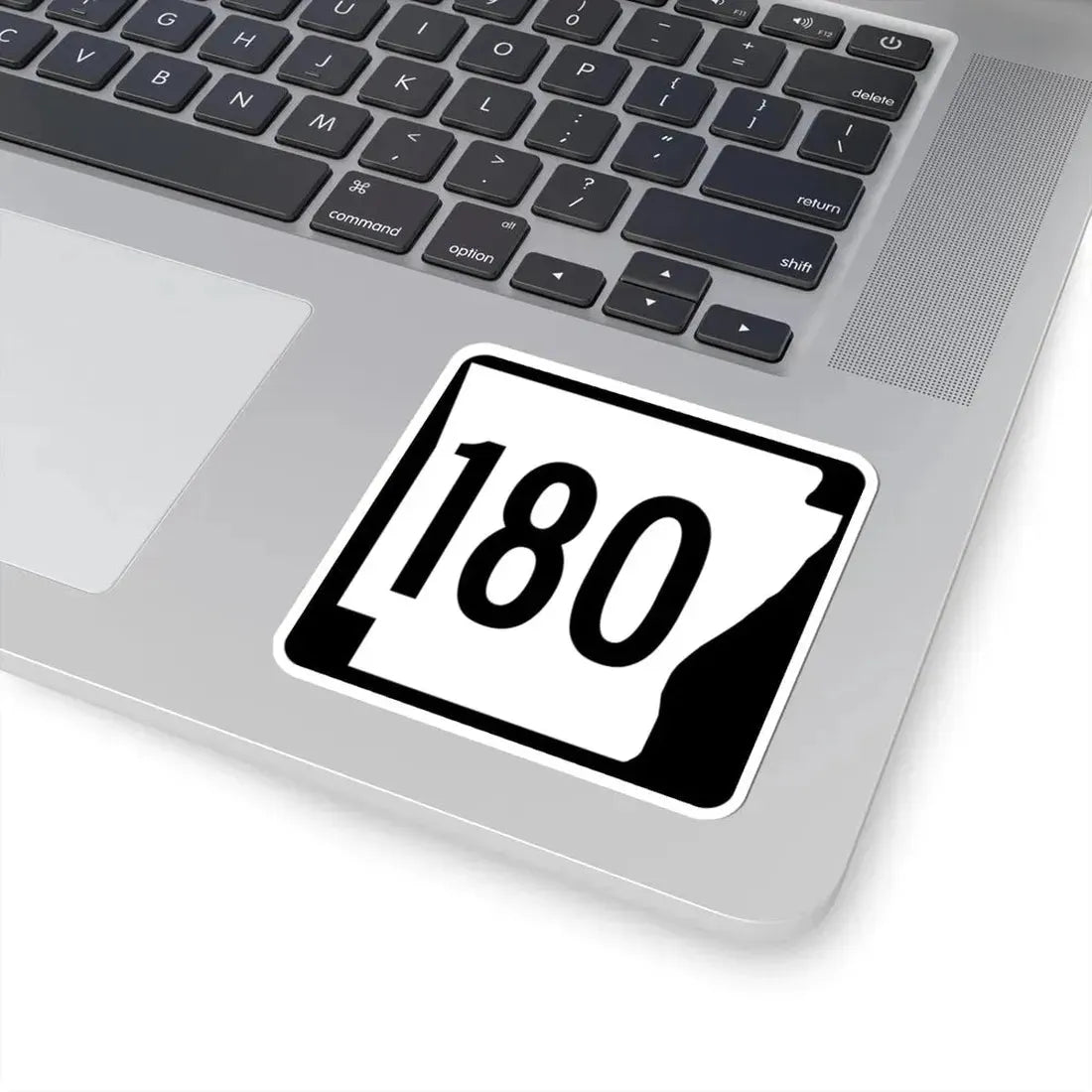 Arkansas 180 1970 (Arkansas) (Road Sign) STICKER Vinyl Kiss-Cut Decal - The Sticker Space