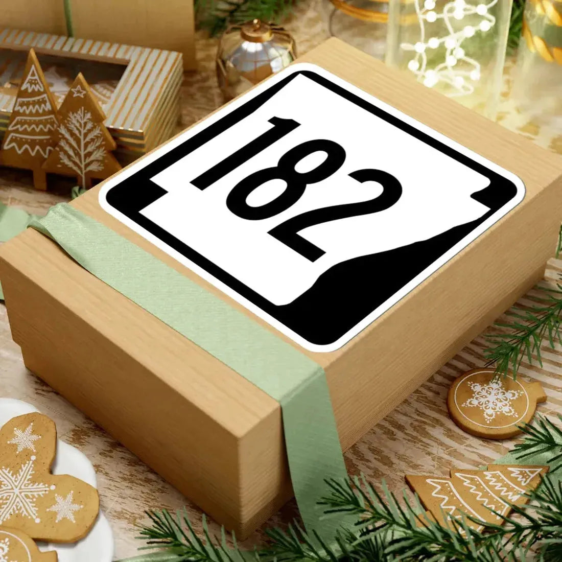 Arkansas 182 1970 (Arkansas) (Road Sign) STICKER Vinyl Kiss-Cut Decal - The Sticker Space