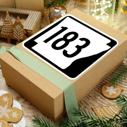 Arkansas 183 1970 (Arkansas) (Road Sign) STICKER Vinyl Kiss-Cut Decal - The Sticker Space