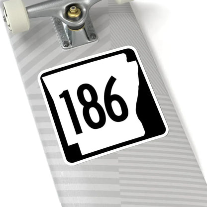 Arkansas 186 1970 (Arkansas) (Road Sign) STICKER Vinyl Kiss-Cut Decal - The Sticker Space