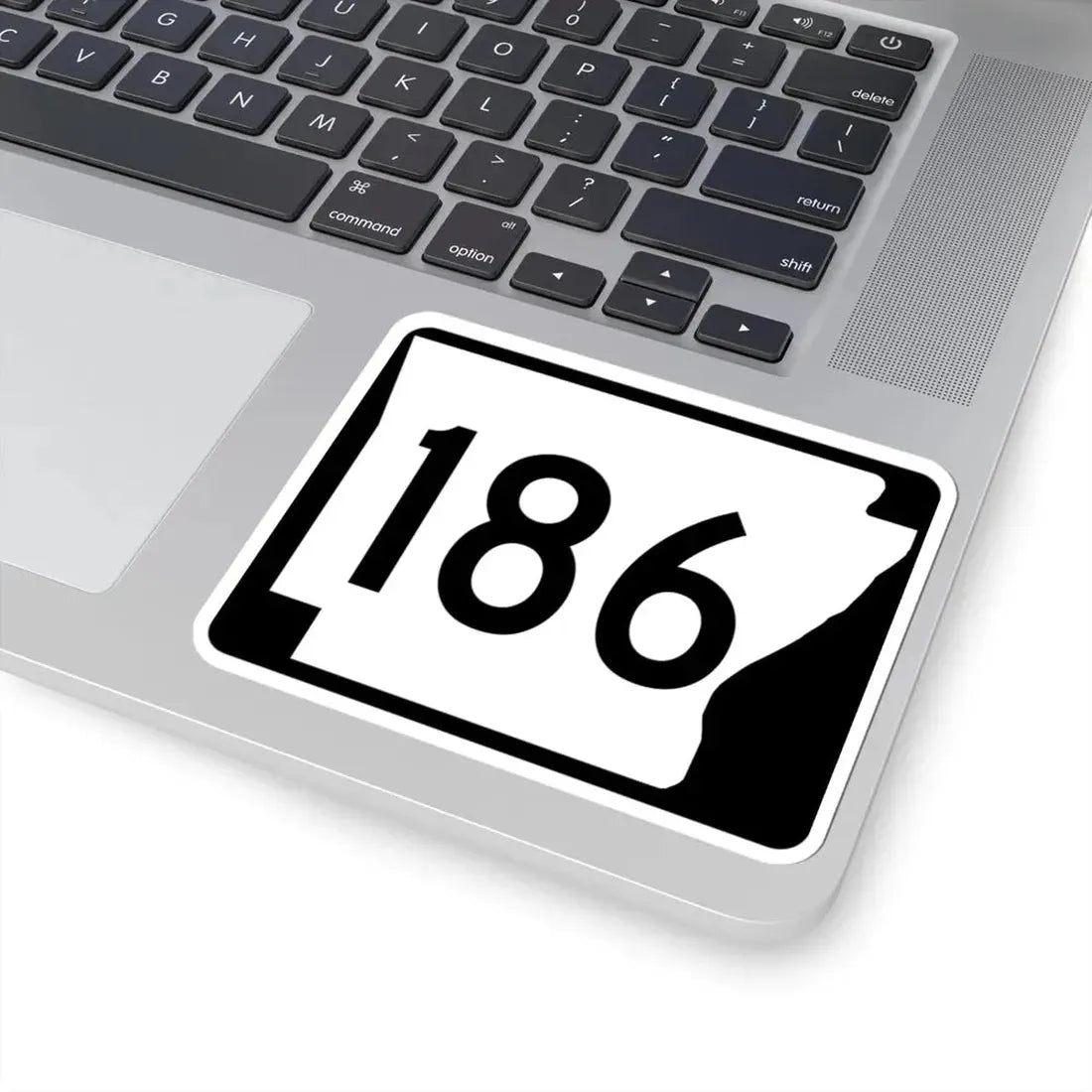 Arkansas 186 (Arkansas) (Road Sign) STICKER Vinyl Kiss-Cut Decal - The Sticker Space