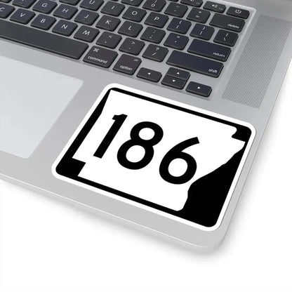Arkansas 186 (Arkansas) (Road Sign) STICKER Vinyl Kiss-Cut Decal - The Sticker Space