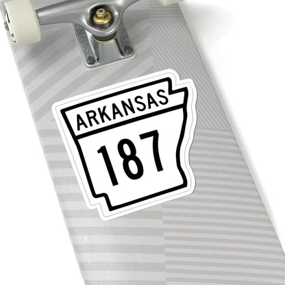 Arkansas 187 1948 (Arkansas) (Road Sign) STICKER Vinyl Kiss-Cut Decal - The Sticker Space
