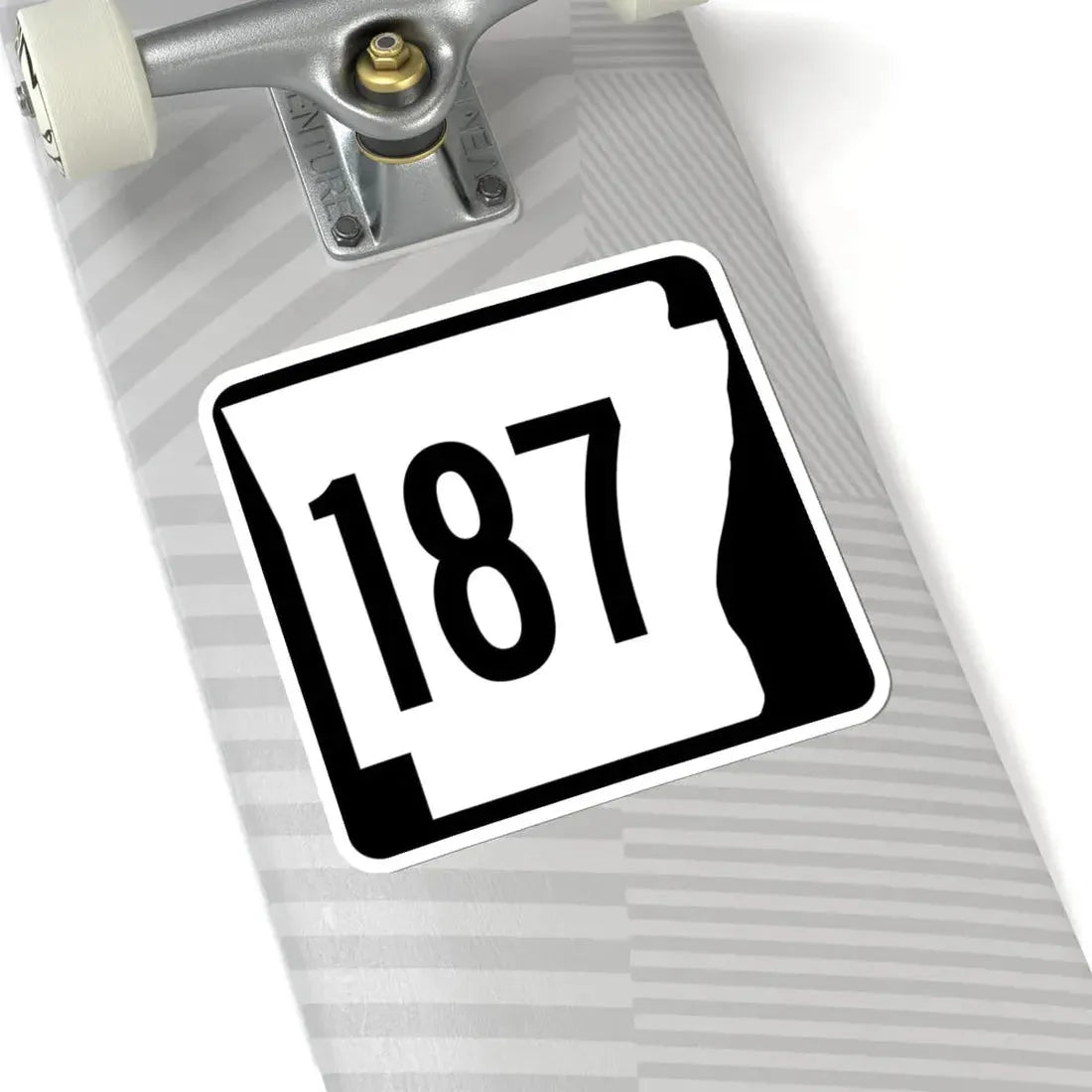 Arkansas 187 1970 (Arkansas) (Road Sign) STICKER Vinyl Kiss-Cut Decal - The Sticker Space