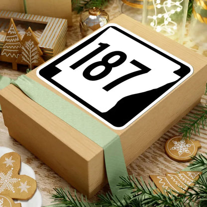 Arkansas 187 1970 (Arkansas) (Road Sign) STICKER Vinyl Kiss-Cut Decal - The Sticker Space