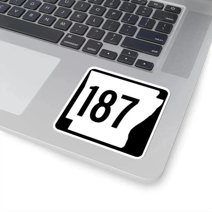 Arkansas 187 1970 (Arkansas) (Road Sign) STICKER Vinyl Kiss-Cut Decal - The Sticker Space