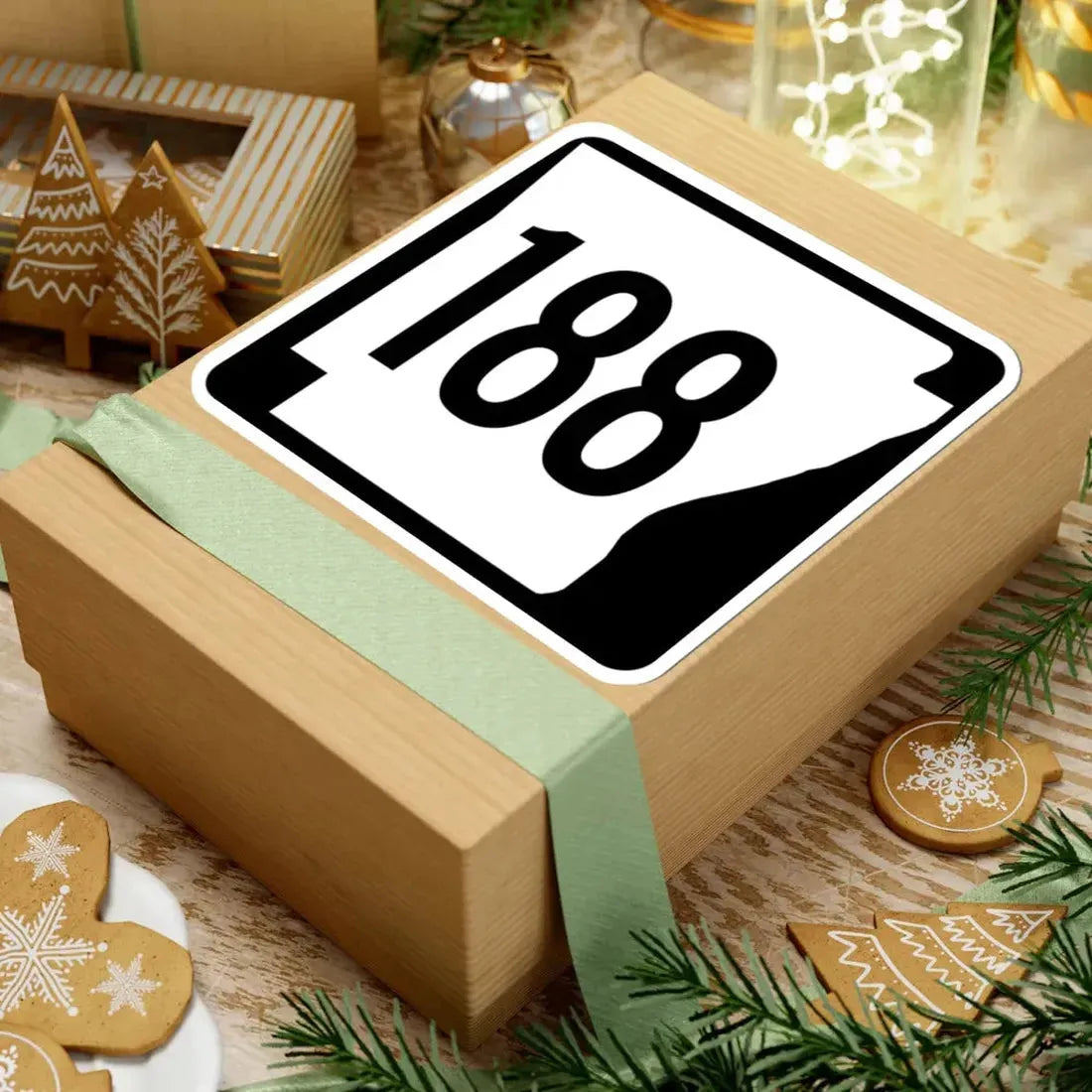 Arkansas 188 1970 (Arkansas) (Road Sign) STICKER Vinyl Kiss-Cut Decal - The Sticker Space