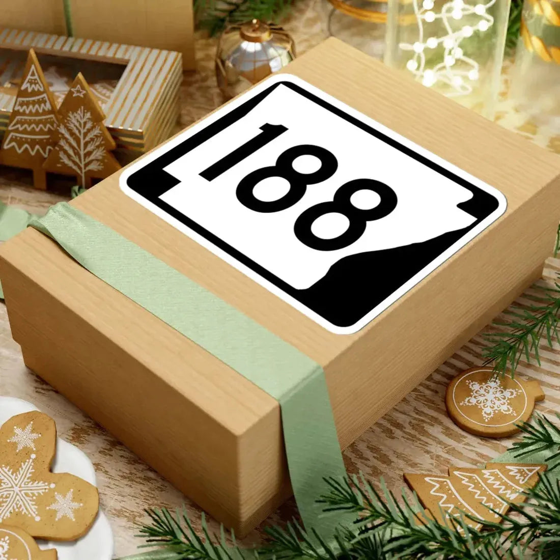 Arkansas 188 (Arkansas) (Road Sign) STICKER Vinyl Kiss-Cut Decal - The Sticker Space