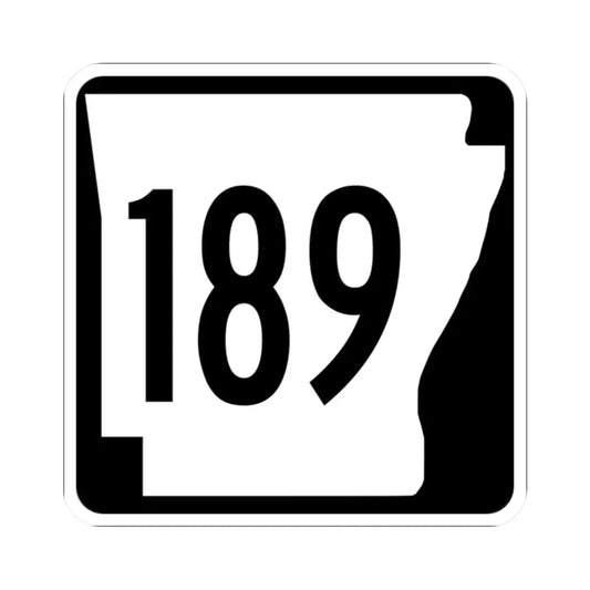 Arkansas 189 1970 (Arkansas) (Road Sign) STICKER Vinyl Kiss-Cut Decal 2 Inch White - The Sticker Space
