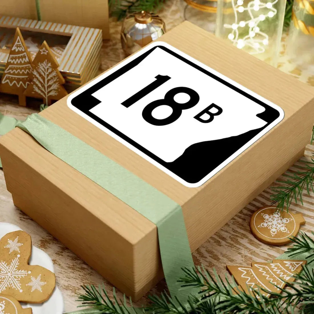 Arkansas 18B (Arkansas) (Road Sign) STICKER Vinyl Kiss-Cut Decal - The Sticker Space