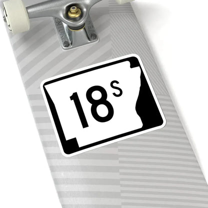 Arkansas 18S (Arkansas) (Road Sign) STICKER Vinyl Kiss-Cut Decal - The Sticker Space