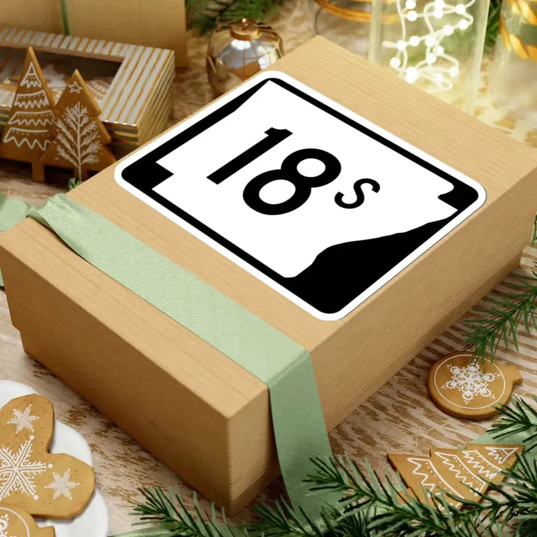 Arkansas 18S (Arkansas) (Road Sign) STICKER Vinyl Kiss-Cut Decal - The Sticker Space