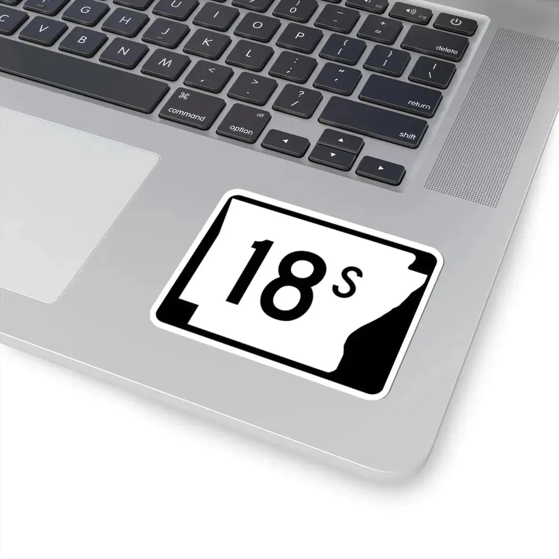 Arkansas 18S (Arkansas) (Road Sign) STICKER Vinyl Kiss-Cut Decal - The Sticker Space
