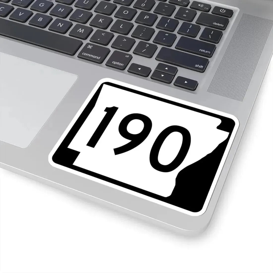 Arkansas 190 (Arkansas) (Road Sign) STICKER Vinyl Kiss-Cut Decal - The Sticker Space