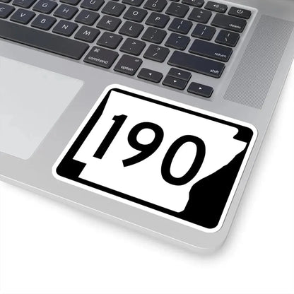 Arkansas 190 (Arkansas) (Road Sign) STICKER Vinyl Kiss-Cut Decal - The Sticker Space