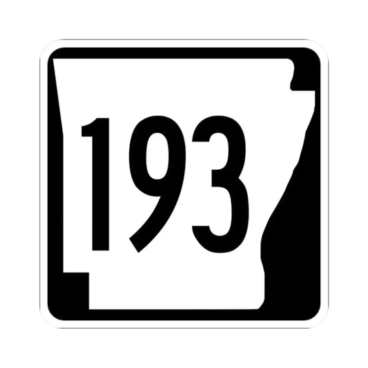 Arkansas 193 1970 (Arkansas) (Road Sign) STICKER Vinyl Kiss-Cut Decal 2 Inch White - The Sticker Space