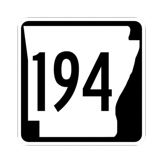 Arkansas 194 1970 (Arkansas) (Road Sign) STICKER Vinyl Kiss-Cut Decal 2 Inch White - The Sticker Space