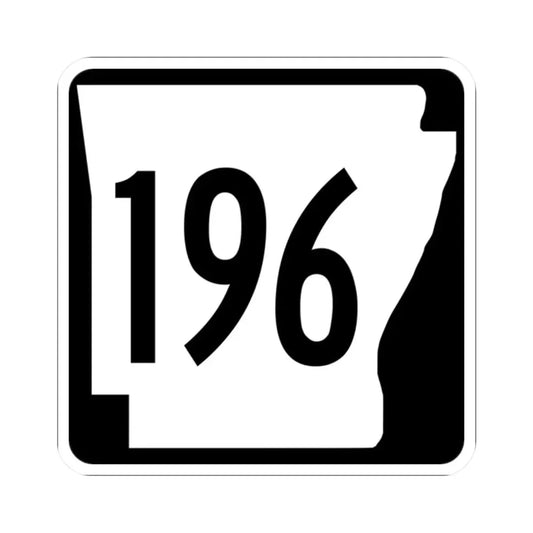 Arkansas 196 1970 (Arkansas) (Road Sign) STICKER Vinyl Kiss-Cut Decal 2 Inch White - The Sticker Space