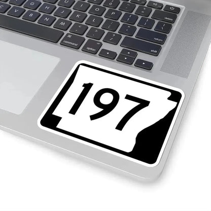 Arkansas 197 (Arkansas) (Road Sign) STICKER Vinyl Kiss-Cut Decal - The Sticker Space