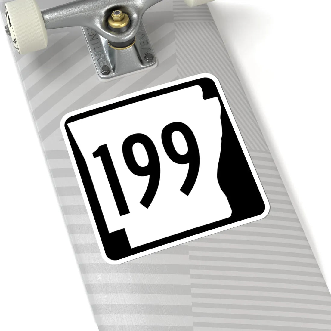 Arkansas 199 1970 (Arkansas) (Road Sign) STICKER Vinyl Kiss-Cut Decal - The Sticker Space