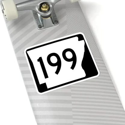 Arkansas 199 (Arkansas) (Road Sign) STICKER Vinyl Kiss-Cut Decal - The Sticker Space