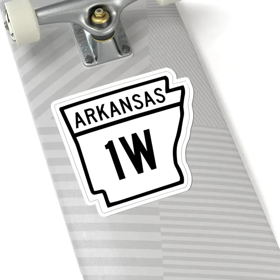 Arkansas 1W 1948 (Arkansas) (Road Sign) STICKER Vinyl Kiss-Cut Decal - The Sticker Space