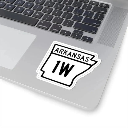 Arkansas 1W 1948 (Arkansas) (Road Sign) STICKER Vinyl Kiss-Cut Decal - The Sticker Space