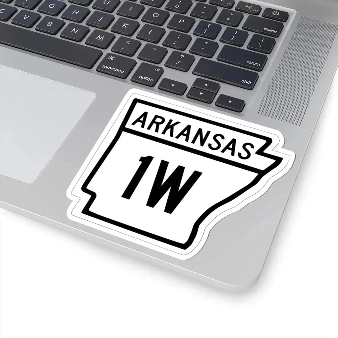 Arkansas 1W 1948 (Arkansas) (Road Sign) STICKER Vinyl Kiss-Cut Decal - The Sticker Space