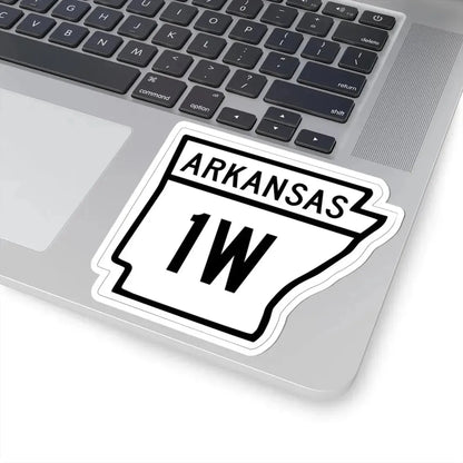 Arkansas 1W 1948 (Arkansas) (Road Sign) STICKER Vinyl Kiss-Cut Decal - The Sticker Space