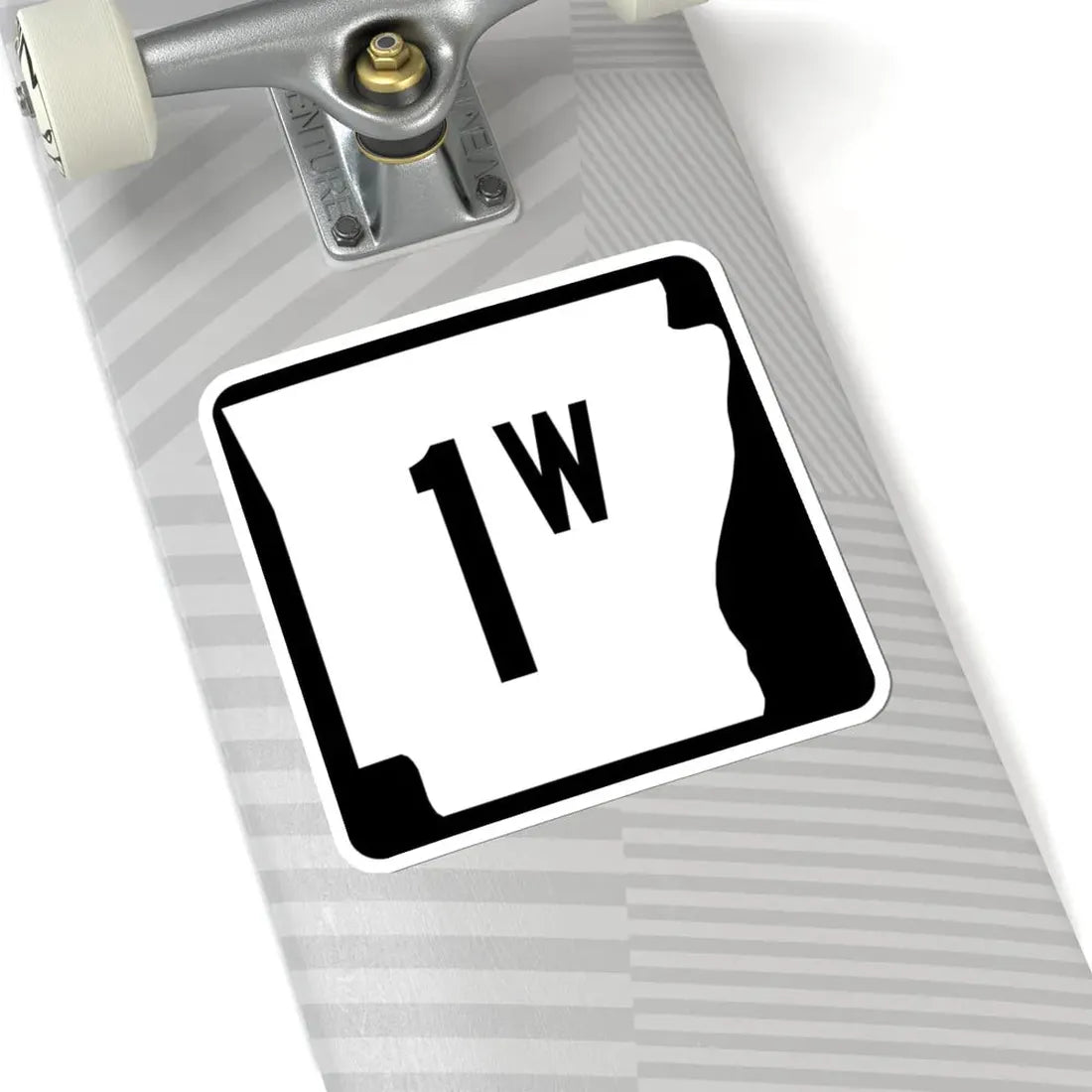 Arkansas 1W (Arkansas) (Road Sign) STICKER Vinyl Kiss-Cut Decal - The Sticker Space