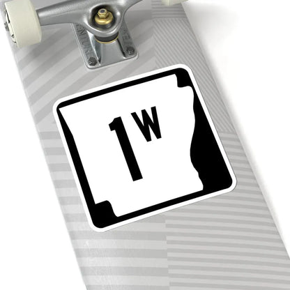 Arkansas 1W (Arkansas) (Road Sign) STICKER Vinyl Kiss-Cut Decal - The Sticker Space