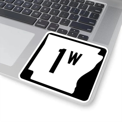 Arkansas 1W (Arkansas) (Road Sign) STICKER Vinyl Kiss-Cut Decal - The Sticker Space