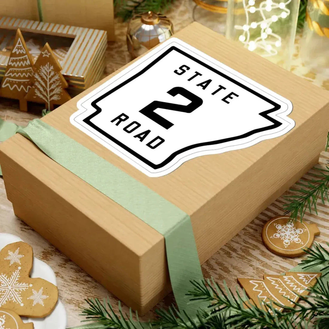 Arkansas 2 1926 (Arkansas) (Road Sign) STICKER Vinyl Kiss-Cut Decal - The Sticker Space