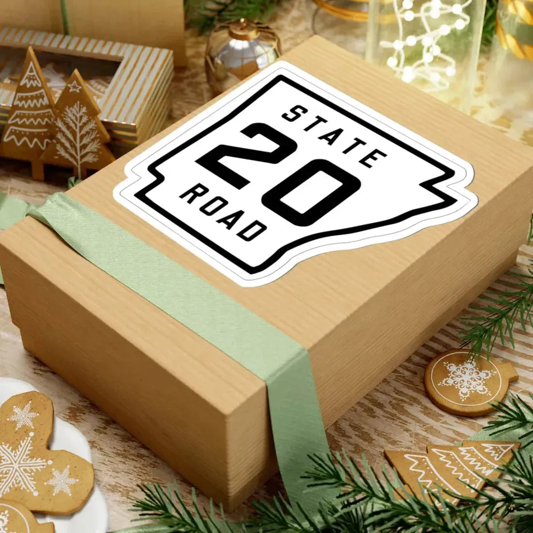 Arkansas 20 1926 (Arkansas) (Road Sign) STICKER Vinyl Kiss-Cut Decal - The Sticker Space