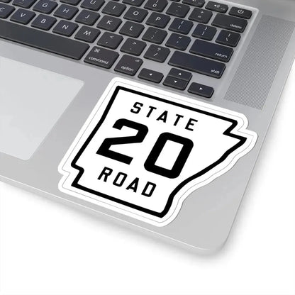 Arkansas 20 1926 (Arkansas) (Road Sign) STICKER Vinyl Kiss-Cut Decal - The Sticker Space
