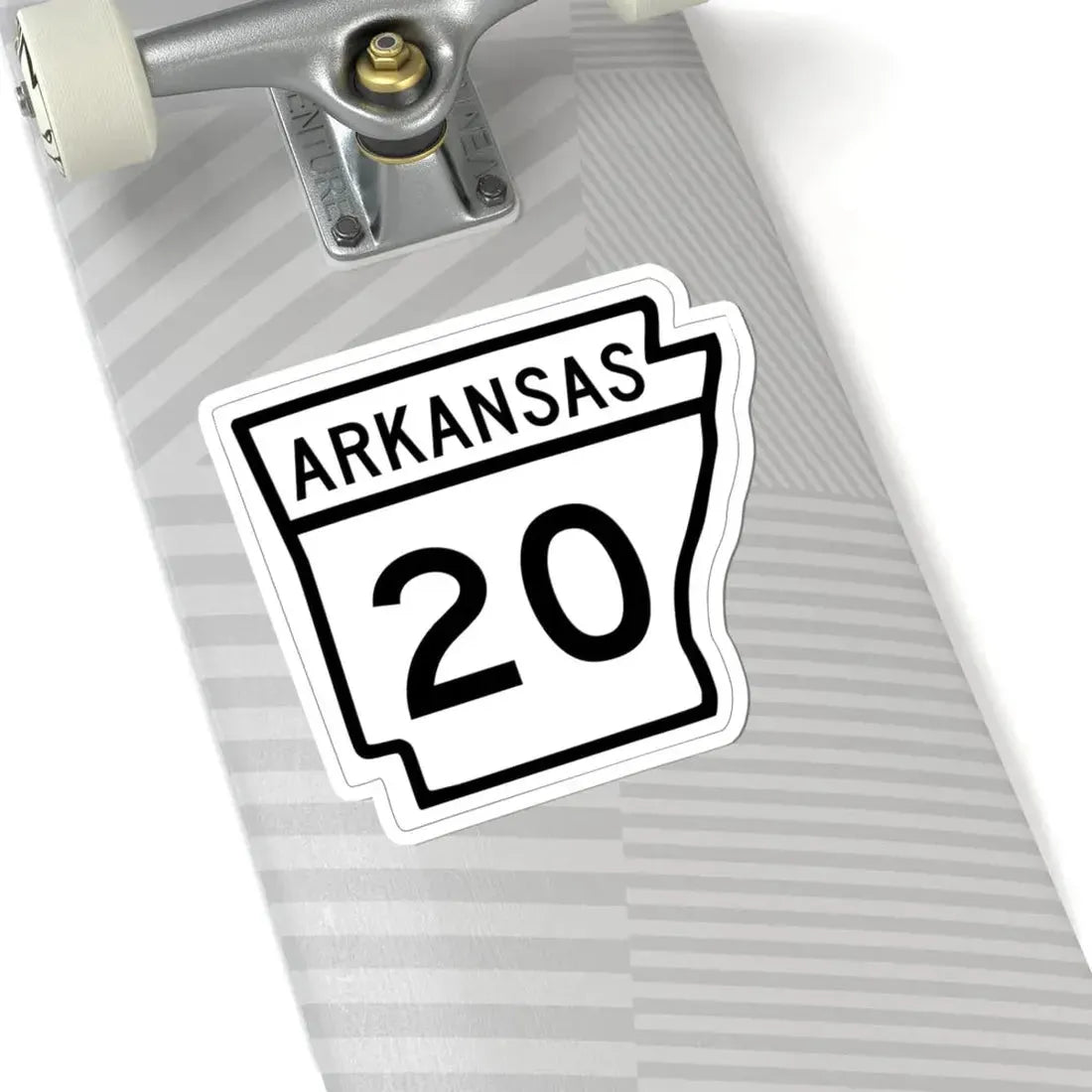 Arkansas 20 1948 (Arkansas) (Road Sign) STICKER Vinyl Kiss-Cut Decal - The Sticker Space