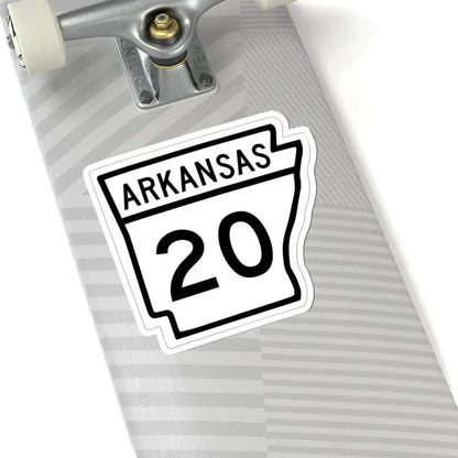 Arkansas 20 1948 (Arkansas) (Road Sign) STICKER Vinyl Kiss-Cut Decal - The Sticker Space