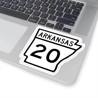 Arkansas 20 1948 (Arkansas) (Road Sign) STICKER Vinyl Kiss-Cut Decal - The Sticker Space
