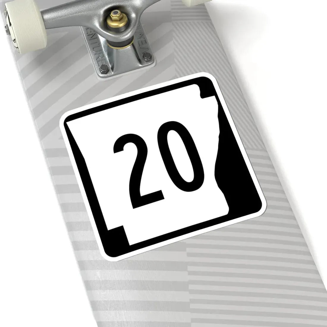 Arkansas 20 (Arkansas) (Road Sign) STICKER Vinyl Kiss-Cut Decal - The Sticker Space