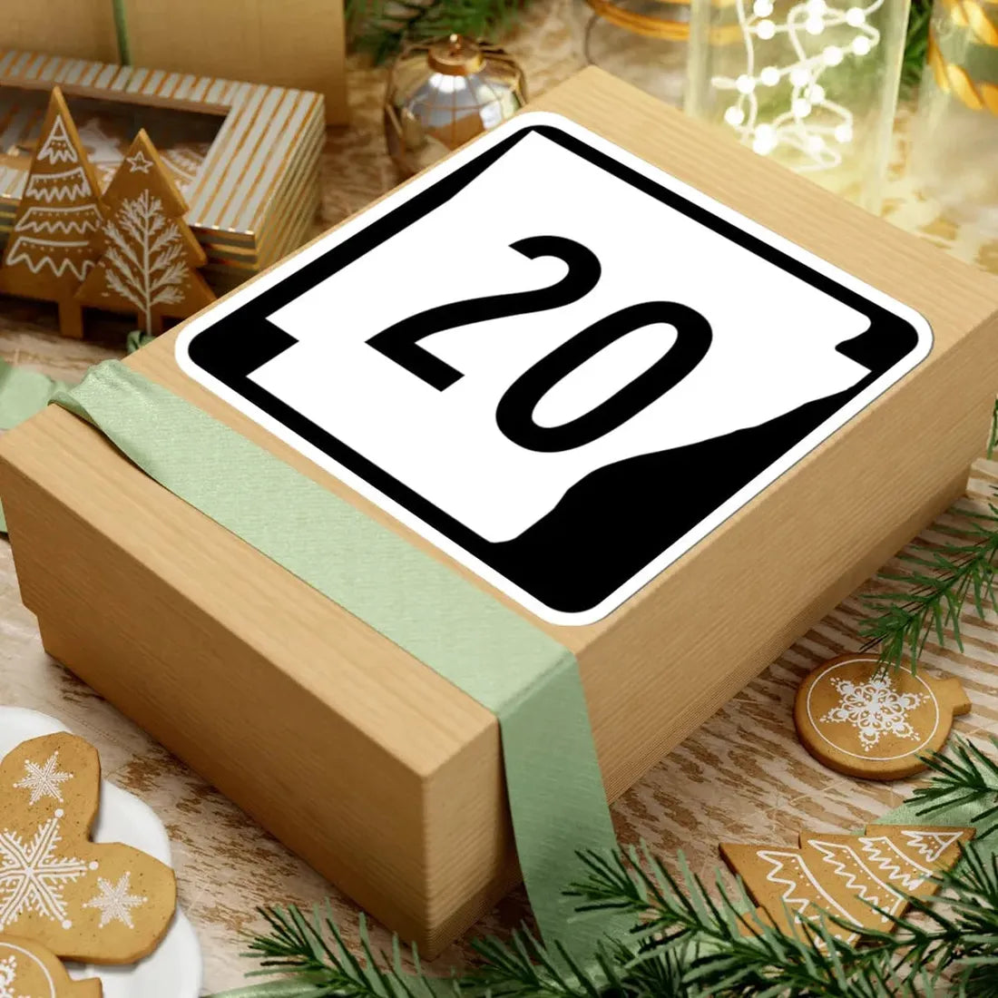 Arkansas 20 (Arkansas) (Road Sign) STICKER Vinyl Kiss-Cut Decal - The Sticker Space