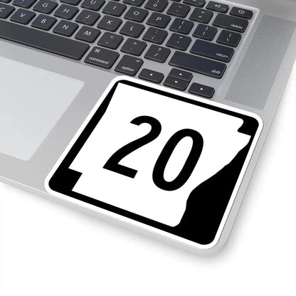 Arkansas 20 (Arkansas) (Road Sign) STICKER Vinyl Kiss-Cut Decal - The Sticker Space