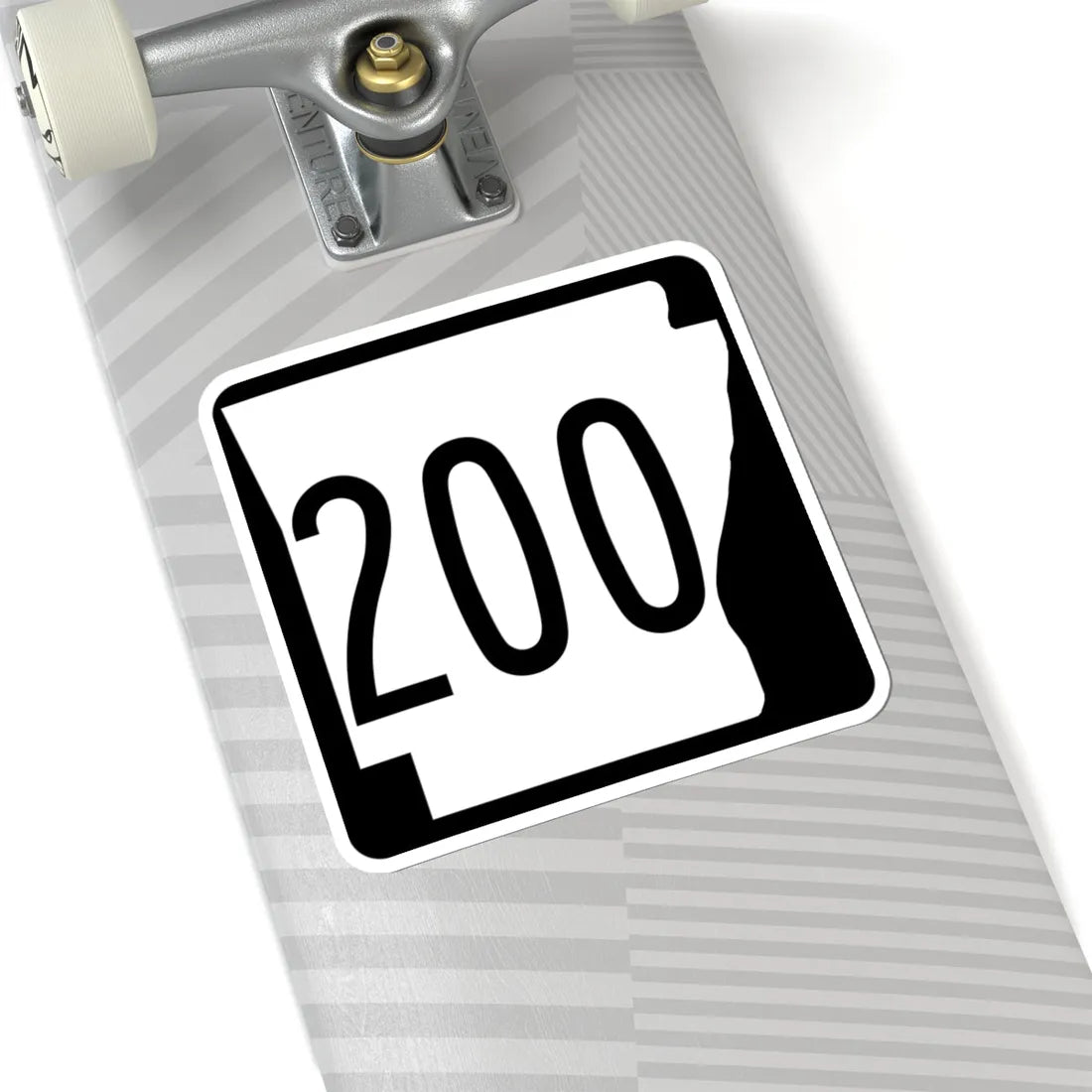 Arkansas 200 1970 (Arkansas) (Road Sign) STICKER Vinyl Kiss-Cut Decal - The Sticker Space