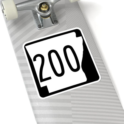 Arkansas 200 1970 (Arkansas) (Road Sign) STICKER Vinyl Kiss-Cut Decal - The Sticker Space