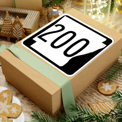 Arkansas 200 1970 (Arkansas) (Road Sign) STICKER Vinyl Kiss-Cut Decal - The Sticker Space